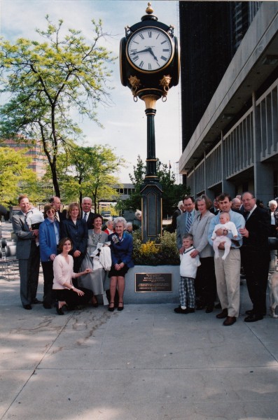 Millennium clock dedication